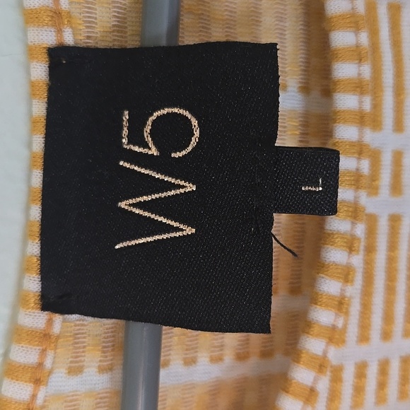 W5 Yellow Tank With Tassels Size Large - Picture 6 of 7